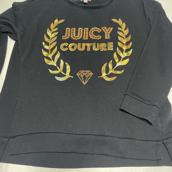 Juicy Couture Black Gold Logo Sweatshirt size XL - Picture 2 of 8